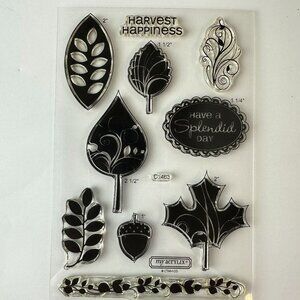My Acrylix Stamps Set C1463 Harvest Happiness Seasons & Nature